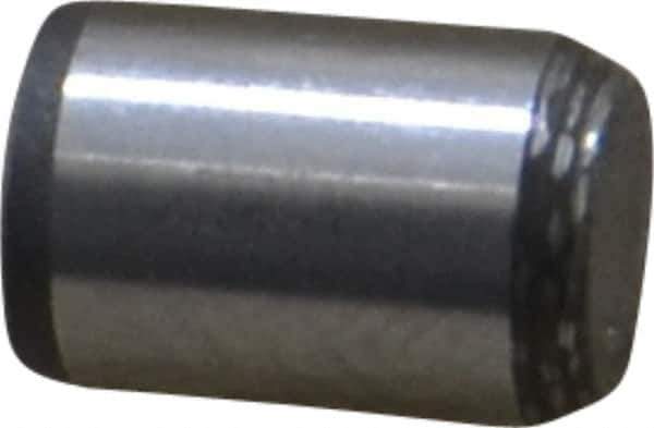 Made in USA - 1/4" Diam x 3/8" Pin Length 416 Stainless Steel Precision Dowel Pin - Passivated Finish, C 36-42 Hardness, 2 Beveled End - Best Tool & Supply