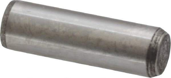 Made in USA - 5/16" Diam x 1" Pin Length 416 Stainless Steel Precision Dowel Pin - Passivated Finish, C 36-42 Hardness, 2 Beveled End - Best Tool & Supply