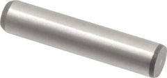 Made in USA - 5/16" Diam x 1-1/2" Pin Length 416 Stainless Steel Precision Dowel Pin - Passivated Finish, C 36-42 Hardness, 2 Beveled End - Best Tool & Supply