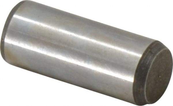 Made in USA - 5/16" Diam x 3/4" Pin Length 416 Stainless Steel Precision Dowel Pin - Passivated Finish, C 36-42 Hardness, 2 Beveled End - Best Tool & Supply