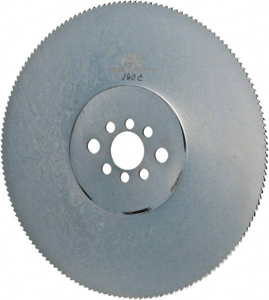 Kinkelder Saw - 250mm Blade Diam, 160 Teeth, High Speed Steel Cold Saw Blade - 32mm Arbor Hole Diam, 2mm Blade Thickness - Best Tool & Supply