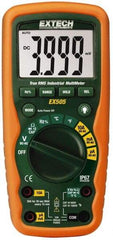 Extech - EX505, CAT IV, 1,000 VAC/VDC, Digital True RMS Multimeter - 40 mOhm, Measures Voltage, Capacitance, Current, Frequency, Resistance, Temperature - Best Tool & Supply