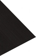 Entrance Mat: 14' Long, 6' Wide, Vinyl Surface Indoor & Outdoor, Heavy-Duty Traffic, Vinyl Base, Black