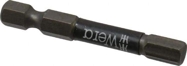 Wera - 6mm Hex Screwdriver Bit - 1/4" Drive, 2" OAL - Best Tool & Supply