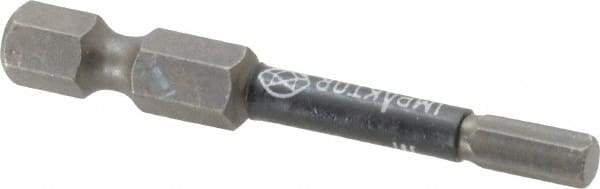 Wera - 4mm Hex Screwdriver Bit - 1/4" Drive, 2" OAL - Best Tool & Supply