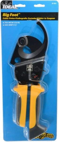 Ideal - 14-1/2" OAL, 750 MCM Capacity, Cable Cutter - Ergonomic Handle - Best Tool & Supply