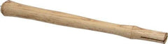 Made in USA - 14" Long Replacement Handle for Blacksmith Hammers - 1-3/16" Eye Length x 11/16" Eye Width, Hickory, Material Grade Type B - Best Tool & Supply