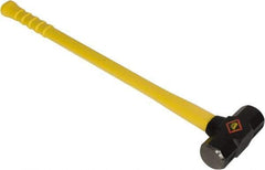 NUPLA - 10 Lb Head, Sledge Hammer - Steel Head, 2-1/2" Face Diam, Fiberglass Handle - Best Tool & Supply