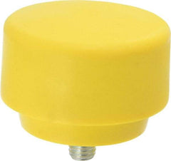 NUPLA - 3" Face Diam, Grade Extra Hard, Yellow Hammer Tip/Face - Plastic - Best Tool & Supply