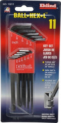 Eklind - 11 Piece L-Key Ball End Hex Key Set - Best Tool & Supply