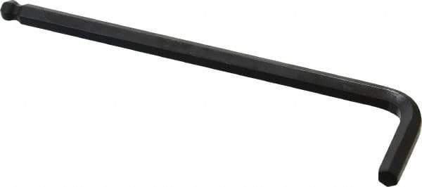 Eklind - 1/4" Hex, Long Arm, Ball End Hex Key - 5-1/4" OAL, Steel, Inch System of Measurement - Best Tool & Supply