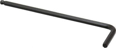 Eklind - 4mm Hex, Long Arm, Ball End Hex Key - 4-3/32" OAL, Steel, Metric System of Measurement - Best Tool & Supply