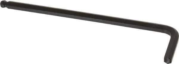 Eklind - 5mm Hex, Long Arm, Ball End Hex Key - 4-37/64" OAL, Steel, Metric System of Measurement - Best Tool & Supply