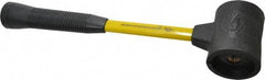 NUPLA - 2-1/2 Lb Head 2-1/2" Face Composite Nonmarring Hammer without Faces - Fiberglass Handle - Best Tool & Supply