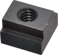 Gibraltar - 1/4-20 Tapped Through T Slot Nut - 3/8" Slot Width, 9/16 x 15/64" Base Width x Height, 9/16 x 3/8" OAL x Height - Best Tool & Supply