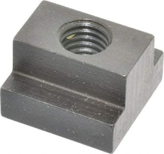 Gibraltar - 1/2-13 Blind Tapped T Slot Nut - 5/8" Slot Width, 1-1/8 x 3/8" Base Width x Height, 1-1/8 x 3/4" OAL x Height - Best Tool & Supply