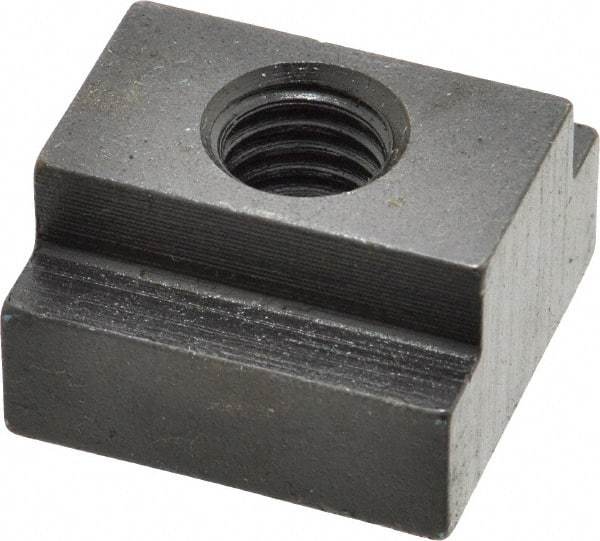 Gibraltar - 1/2-13 Blind Tapped T Slot Nut - 3/4" Slot Width, 1-1/4 x 15/32" Base Width x Height, 1-1/4 x 3/4" OAL x Height - Best Tool & Supply