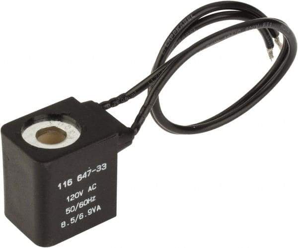 ARO/Ingersoll-Rand - 120 VAC Solenoid Coil with Leads - Use with Alpha, K, H & Maxair Series Solenoid Valves - Best Tool & Supply