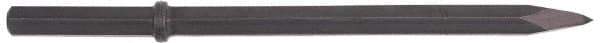 Ingersoll-Rand - 14" OAL, 1-1/8" Shank Diam, Moil Point Chisel - Hex Drive, Hex Shank, Steel - Best Tool & Supply