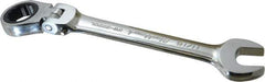 Blackhawk by Proto - 11/16" 12 Point Flexhead Combination Wrench - 15° Head Angle, 7-1/2" OAL, Steel, Chrome Finish - Best Tool & Supply