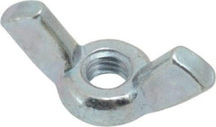 Value Collection - #10-32 UNF, Steel Standard Wing Nut - Grade 2, 0.91" Wing Span, 0.47" Wing Span - Best Tool & Supply