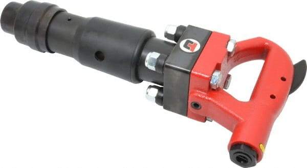 Universal Tool - 2,100 BPM, 3-3/4 Inch Long Stroke, Pneumatic Chipping Hammer - 30 CFM Air Consumption, 3/8 NPT Inlet - Best Tool & Supply