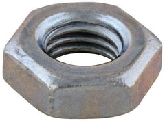 Value Collection - 1/4-20 UNC Steel Right Hand Machine Screw Hex Nut - 7/16" Across Flats, 7/32" High, Zinc-Plated Finish - Best Tool & Supply