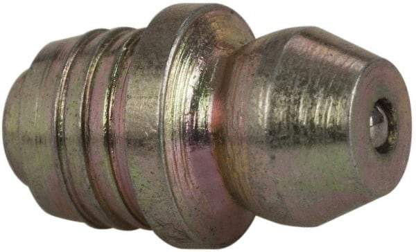 Value Collection - Straight Head Angle, 1/4 Thread Steel Drive-In Grease Fitting - Best Tool & Supply