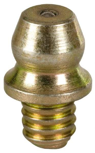 Value Collection - Straight Head Angle, 3/16 Thread Steel Drive-In Grease Fitting - Best Tool & Supply