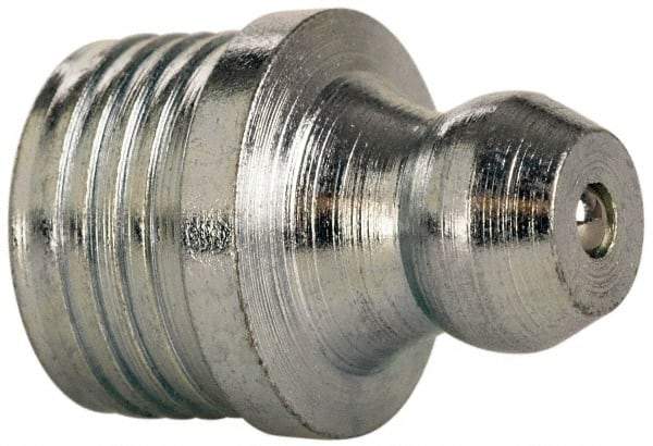 Value Collection - Straight Head Angle, 3/8 Thread Steel Drive-In Grease Fitting - Best Tool & Supply