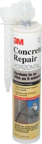 3M - 8.4 oz Cartridge Gray Urethane Filler/Repair Caulk - -60 to 250°F Operating Temp, 4 min Tack Free Dry Time, 1 hr Full Cure Time, Series 600 - Best Tool & Supply