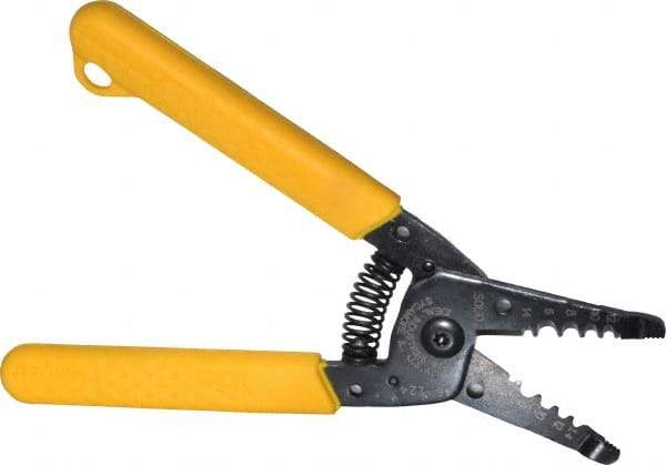 Ideal - 16 to 8 AWG Wire Stripper - 6 Inch Overall Length, 16 AWG Min, Plastic Cushion Handle - Best Tool & Supply