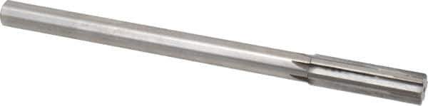 Made in USA - 0.634" Carbide-Tipped 6 Flute Chucking Reamer - Straight Flute, 9/16" Straight Shank, 2-1/4" Flute Length, 9" OAL - Best Tool & Supply