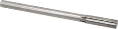 Made in USA - 0.634" Carbide-Tipped 6 Flute Chucking Reamer - Straight Flute, 9/16" Straight Shank, 2-1/4" Flute Length, 9" OAL - Best Tool & Supply