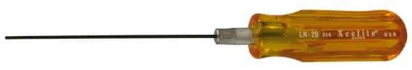 Xcelite - 0.05" Standard Hex Driver - 4" Bade Length, Standard Handle, 6-5/8" OAL - Best Tool & Supply