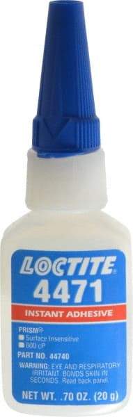 Loctite - 0.70 oz Bottle Clear Instant Adhesive - Series 4471 - Best Tool & Supply