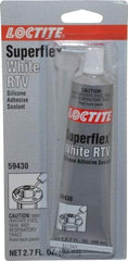 Loctite - 80 mL Tube White RTV Silicone Joint Sealant - 30 min Tack Free Dry Time, 24 hr Full Cure Time, Series 135 - Best Tool & Supply