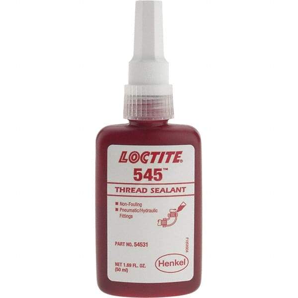 Loctite - 50 mL Bottle, Purple, Liquid Threadlocker - Series 545, 24 hr Full Cure Time, Hand Tool Removal - Best Tool & Supply