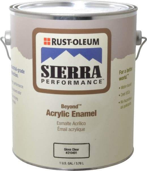 Rust-Oleum - 1 Gal Clear Gloss Finish Metal Coating - <0 gL VOC Compliance - Best Tool & Supply