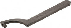 Martin Tools - 3-3/4" Capacity, Pin Spanner Wrench - 9-1/2" OAL, 11/32" Hook Pin Height - Best Tool & Supply