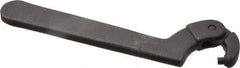 Martin Tools - 3/4" to 2" Capacity, Adjustable Pin Spanner Wrench - 6-3/8" OAL, 5/32" Hook Pin Height - Best Tool & Supply