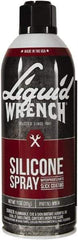 Liquid Wrench - 15 oz Aerosol Silicone Lubricant - Clear Yellow - Best Tool & Supply