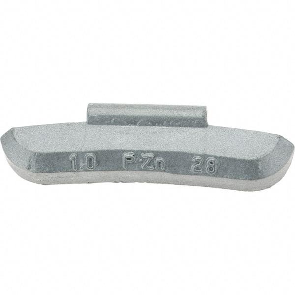 Perfect Equipment - 1 oz P Wheel Weight - Zinc, For Use with Automotive & Light Trucks - Best Tool & Supply