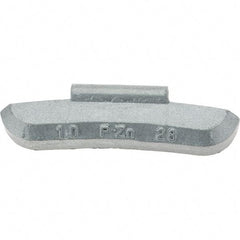 Perfect Equipment - 1 oz P Wheel Weight - Zinc, For Use with Automotive & Light Trucks - Best Tool & Supply