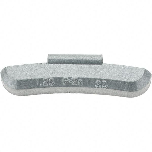 Perfect Equipment - 1.25 oz P Wheel Weight - Zinc, For Use with Automotive & Light Trucks - Best Tool & Supply