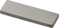 Mitutoyo - 0.1007" Rectangular Steel Gage Block - Accuracy Grade AS-1, Includes Certificate of Inspection - Best Tool & Supply