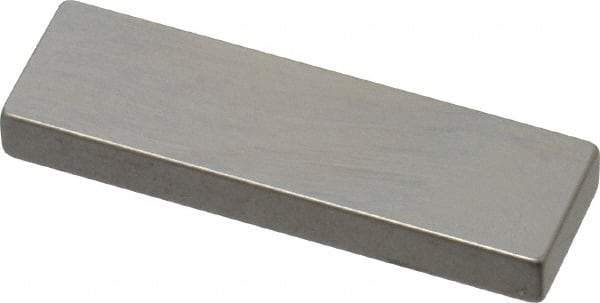 Mitutoyo - 0.136" Rectangular Steel Gage Block - Accuracy Grade AS-1, Includes Certificate of Inspection - Best Tool & Supply