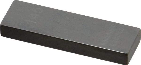 Mitutoyo - 0.145" Rectangular Steel Gage Block - Accuracy Grade AS-1, Includes Certificate of Inspection - Best Tool & Supply