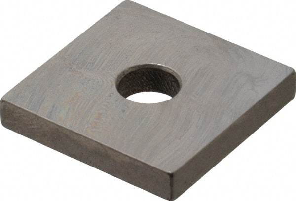 Mitutoyo - 0.16" Square Steel Gage Block - Accuracy Grade 0, Includes Certificate of Inspection - Best Tool & Supply