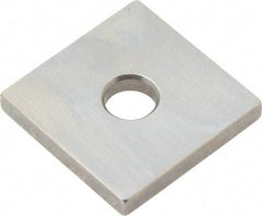 Mitutoyo - 0.134" Square Steel Gage Block - Accuracy Grade 0, Includes Certificate of Inspection - Best Tool & Supply